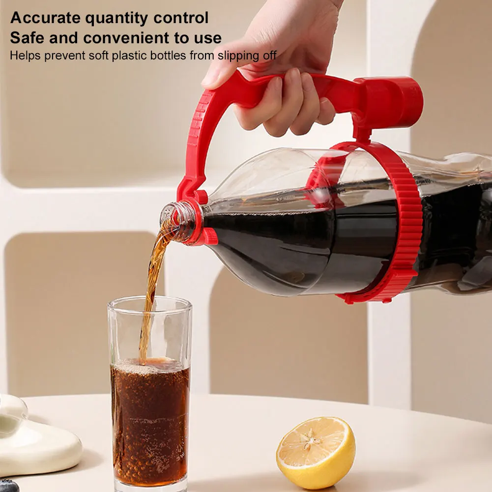 Beverage Bottle Inverting Handle Holder Built-in Bottle Opener Beverage Handle Adjustable Drink Bottle Grip Bar