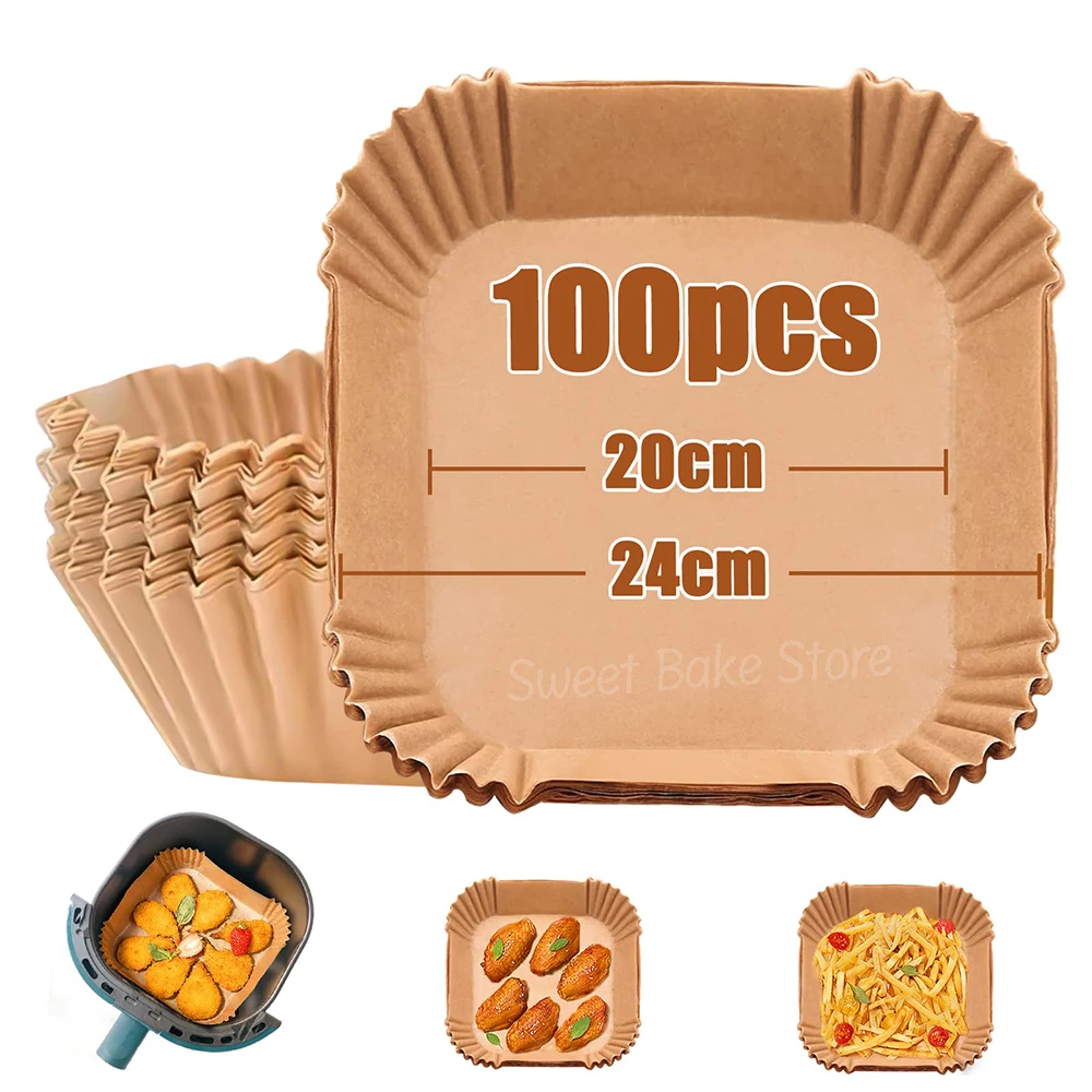 20cm Disposable Air Fryer Parchment Paper for Cecotec and Ninja
