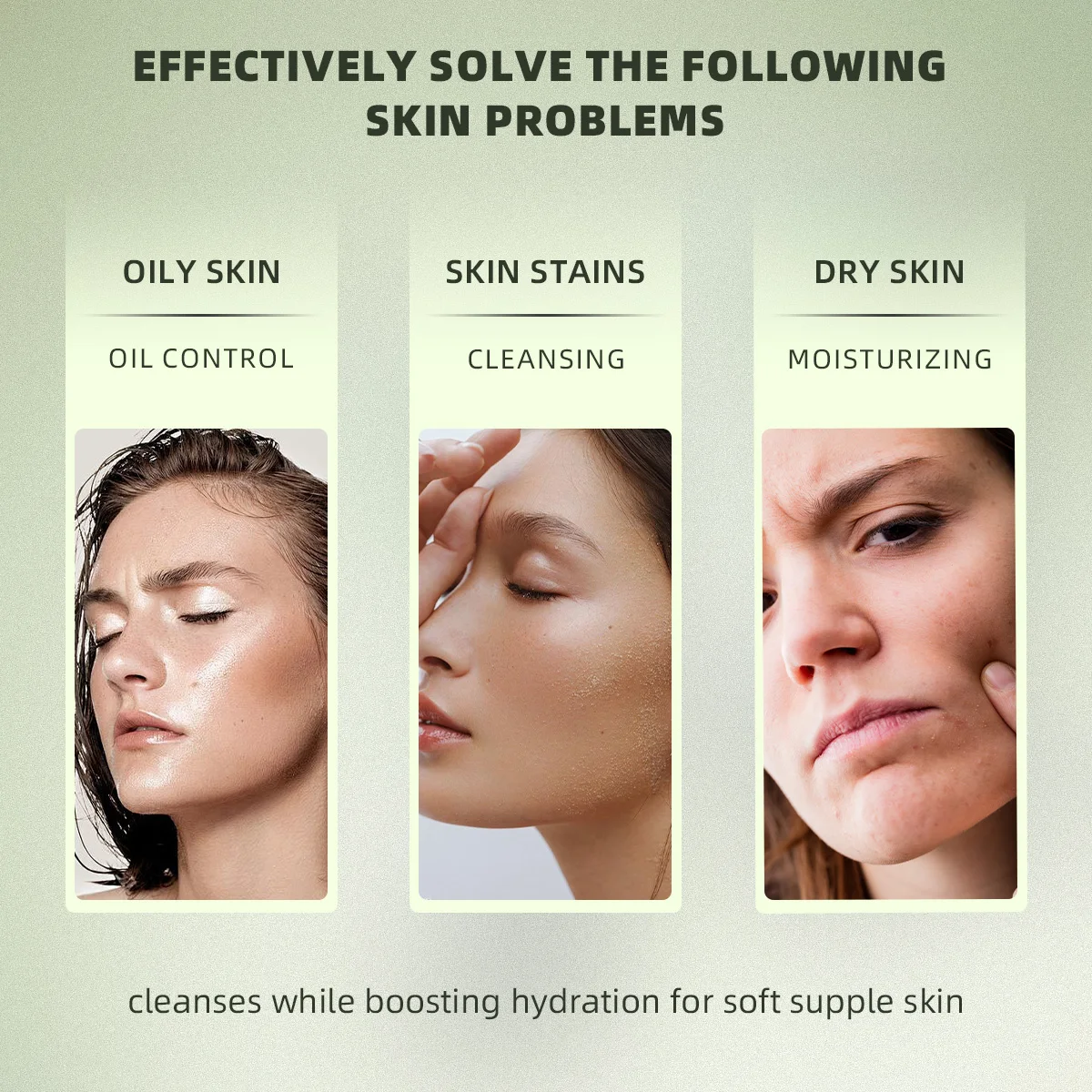 3% Salicylic Acid Facial Cleanser Acne Treatment Moisturizing Oil Control skincare Face Wash Foam Face Cleanser Skin Care 4