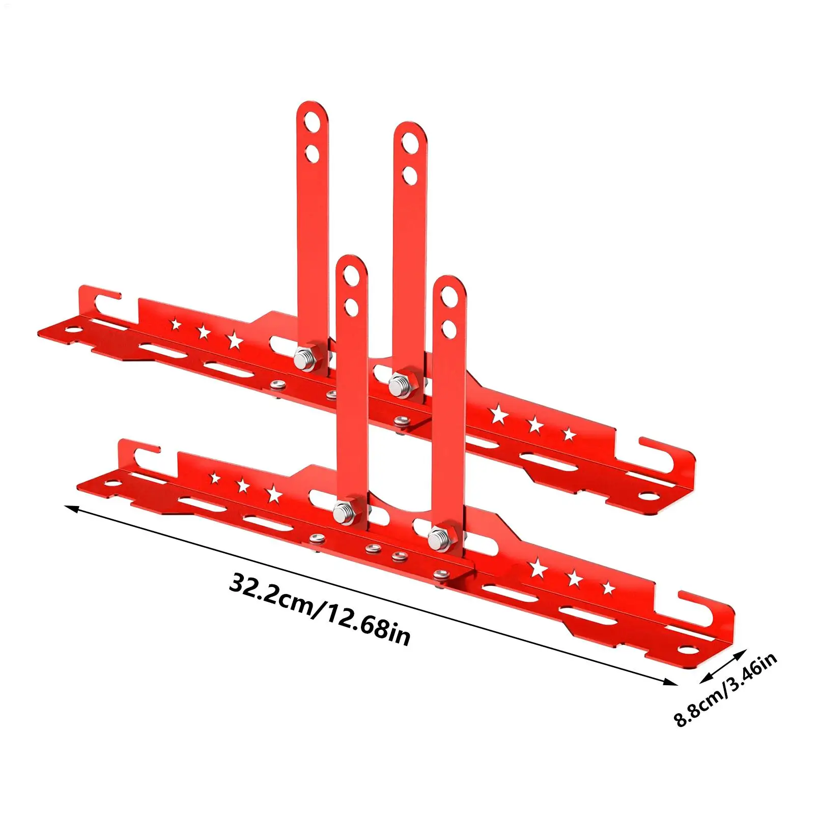 Car Wheel Alignment Tool Heavy Duty Toe Plates Wheel Accessories Parts Adjustable Automotive Wheel Leveling Aligner Toe Plates