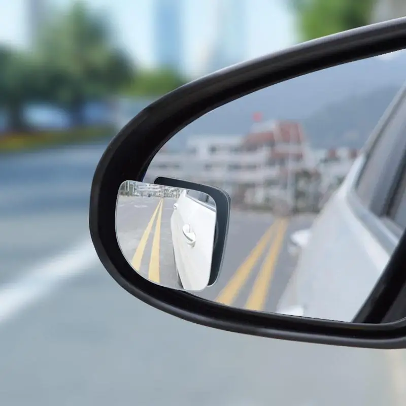 2 stücke Sektor Form Auto Blind Spot Spiegel Auto Parkplatz Blinden Bereich Hilfs  Spiegel 360 Weitwinkel Einstellbar Rückspiegel