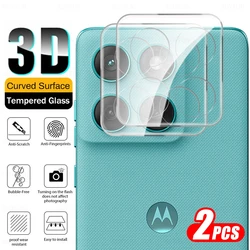 Premium 2-Pack HD Clear 3D Curved Camera Protectors with 9H Glass Lens Case for Edge 60 Fusion (2Pieces)