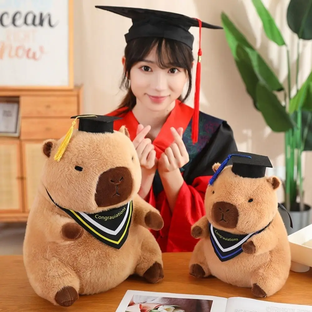 

Capybara Graduate Capybara Plush Dolls Simulation Cloth Doll Capybara Plush Doll 30cm/40cm Cute Doll Capibara Anime Fluffty Toy