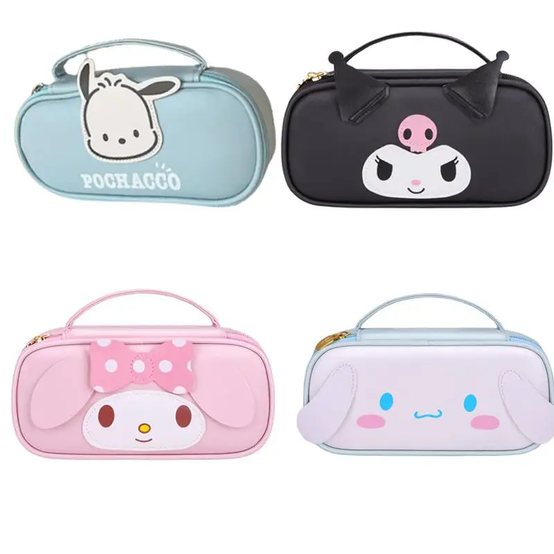 

Новинка, карандаш с рисунком аниме Kawaii Sanrios, Женский карандаш, моя мелодия, вместительная портативная коробка для канцелярских принадлежностей, студенческий мультяшный подарок
