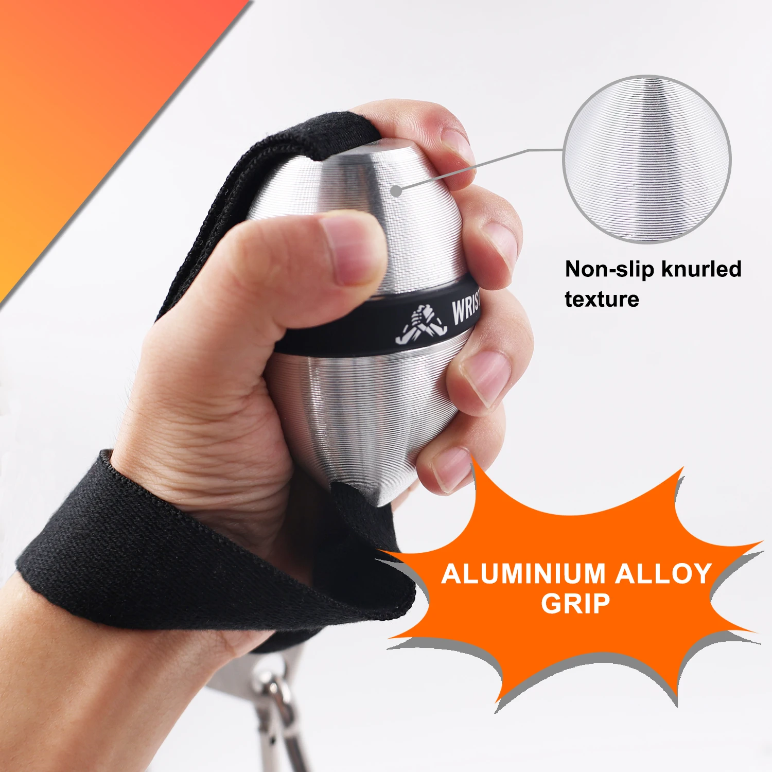 Aluminum Alloy Elliptical Wrist Ball Trainer Durable Forearm & Grip Strength Exerciser Pronation & Supination Training arm muscle trainer