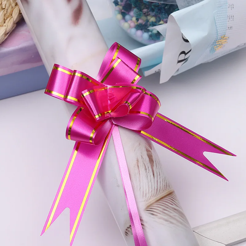 100 Stück Schmetterling-Ziehschleifen mit Goldrand - Hängende Dekoration für Partys, Hochzeiten, Weihnachtsbäume, Geschenkverpackungen & Heimdekoration – Detail 20