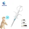 2.12x10mm 100Packs Pet EM4305 Microchip 134.2KHz FDX-B Animal ID Chip Animal Microchip Syringe International Standard 1