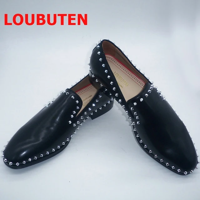 Christian Louboutin Mens Shoes Spikes  Christian Louboutin Shoes Mens  Loafers - Leather Casual Shoes - Aliexpress