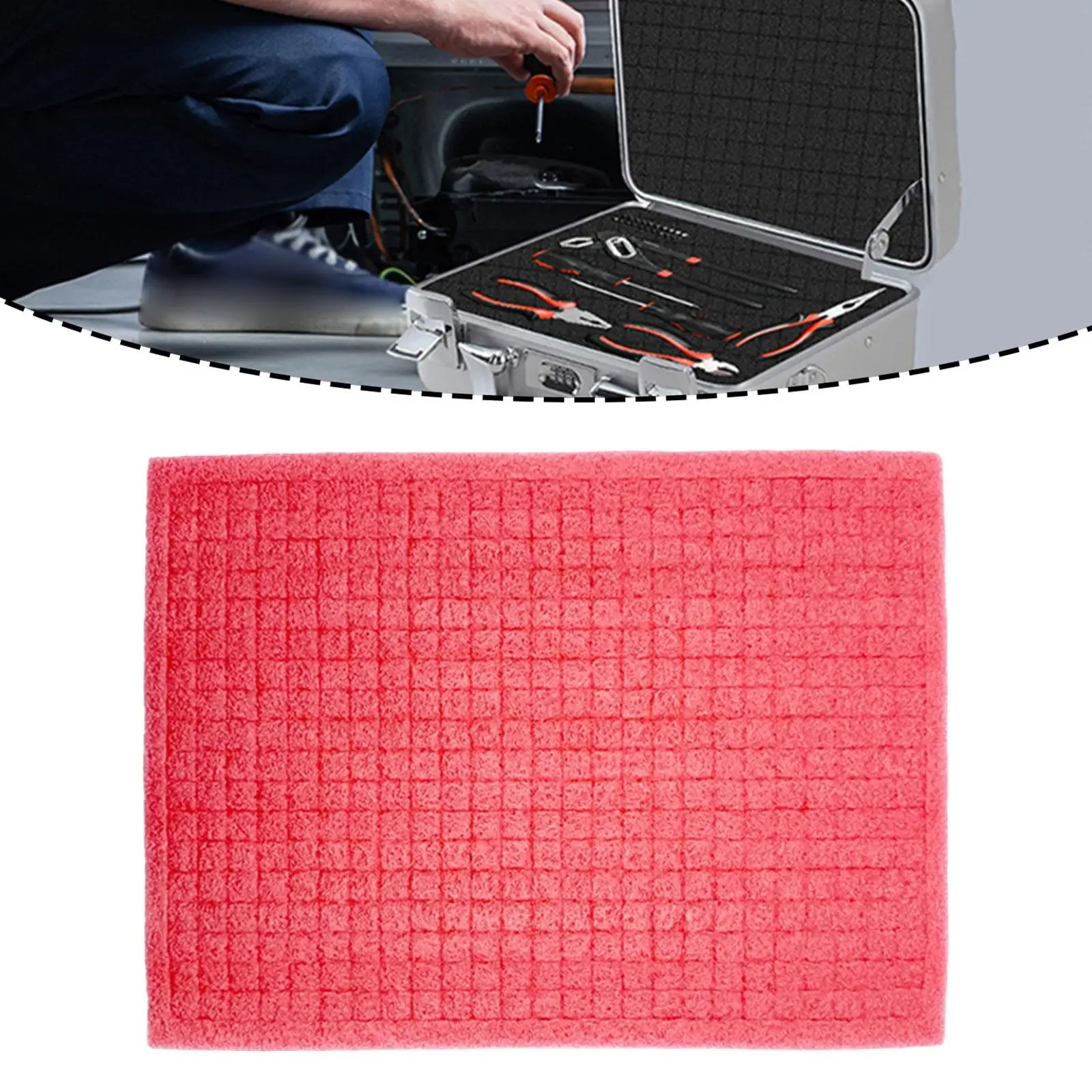 Tool Box Foam Universal 15.75x11.81inch Shadow Insert Cushion Liner Sheet for Jewelry Drawer Transporting Game Boxes Crafts Tool Box Foam Universal 15.75x11.81inch Shadow Insert Cushion Liner Sheet for Jewelry Drawer Transporting Game Boxes Crafts