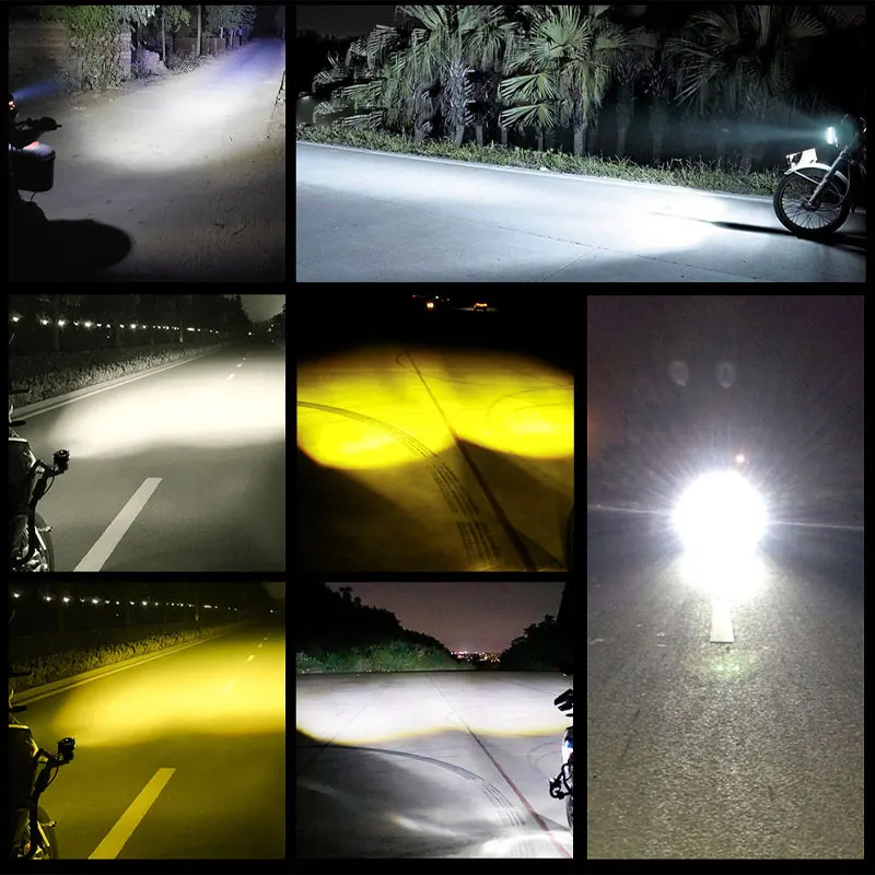 Driving Light 1pc Mini Driving Light LED Projector Lens Motorcycle Headlight ATV Scooter for Auxiliary Spotlight Lamp