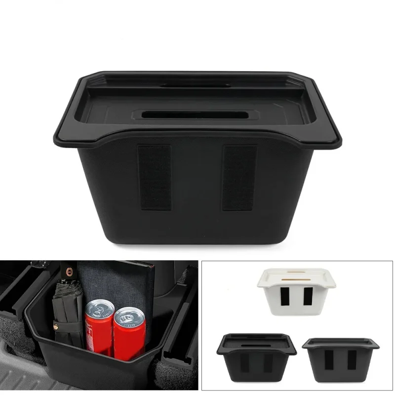 

Автомобильный ящик для хранения под сиденьем, подвесная сумка с креплением на заднее сиденье, ящик для хранения, автомобильные аксессуары для 17-22 Tesla Model Y