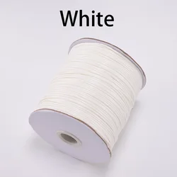 Waxed Cotton Cord for Jewelry Making and DIY Crafts (White)