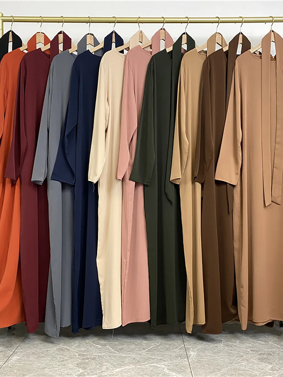 Abaya modesto de Ramadán para mujer, caftán turco, ropa islámica musulmana, vestido Hijab, bata para mujer, caftán marroquí