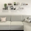 6 pieces wall hanging wall TV wall living room solid wood partition wall Honor wall display stand, white 6