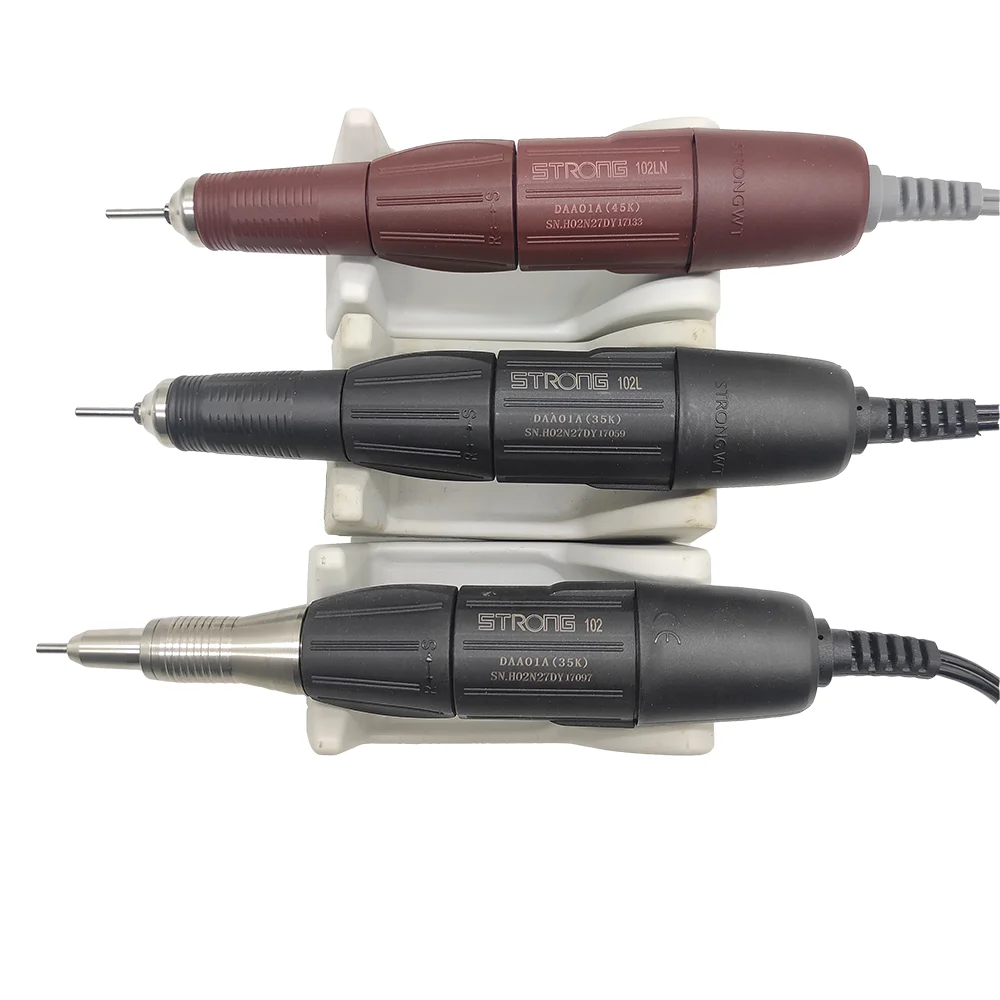 STRONG 105L 102L 102LN 120II Electric Nail Drill Handpiece Handle 35K 40K 45K For STRONG 210 90 204 Marathon Manicure Machine 3