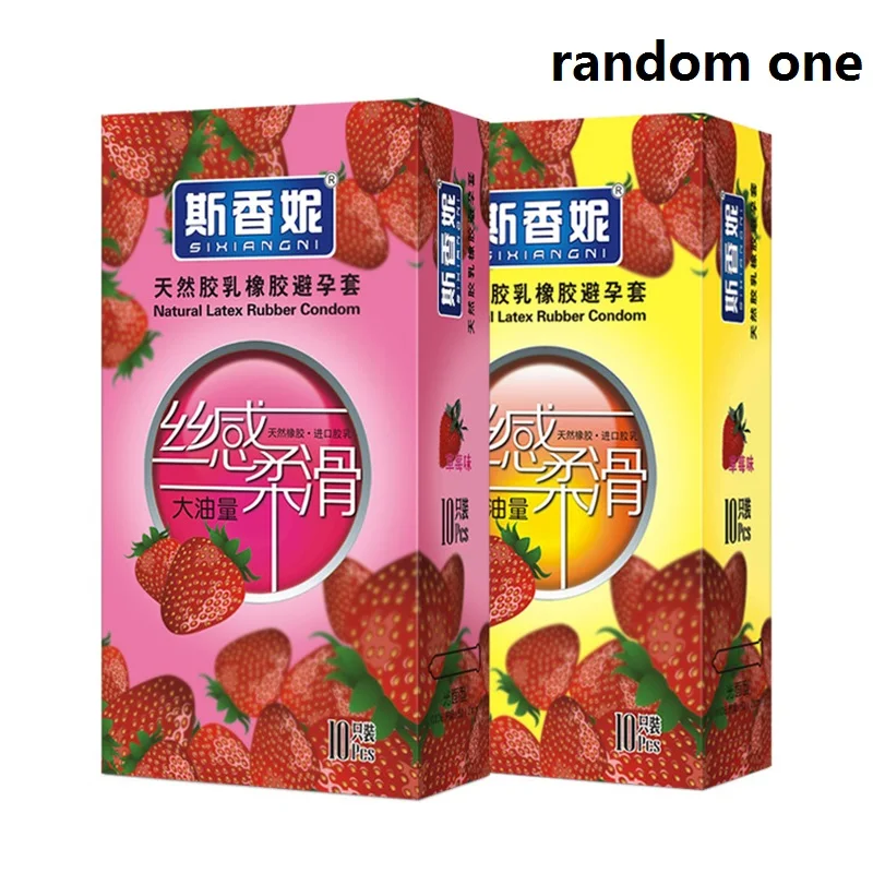 All Fruit Flavor Condom Strawberry Penis Sleeves Adult Oral Sex Sleeves Contraceotion Safety Condoms Sex Toy Shop For Men 18+
