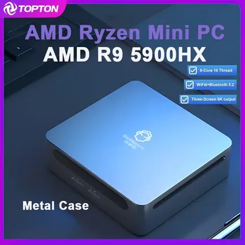 2024 nuovo PC da gioco AMD Ryzen 9 5900HX 7 7730U Windows 11 DDR4 3200MHz NVMe Mini PC Computer Desktop 3x4K HTPC WiFi6 BT5.2 1