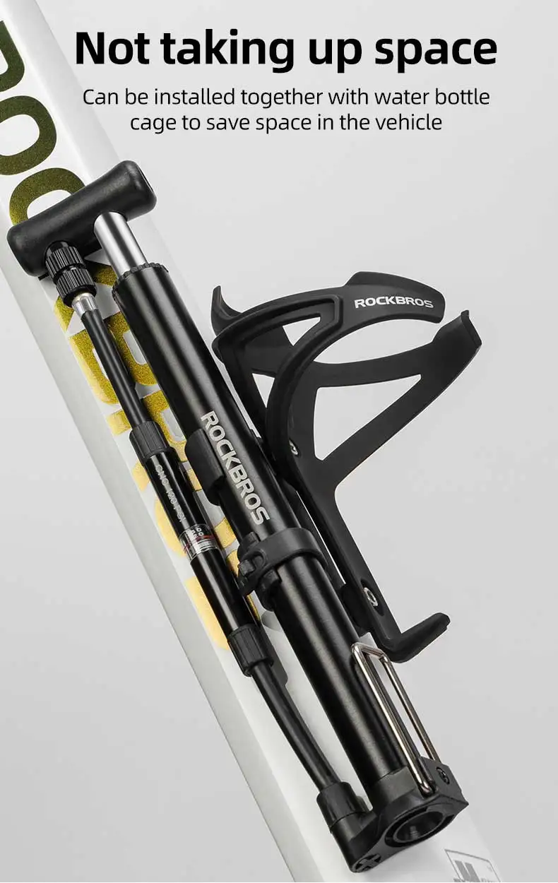 compact bike pump design