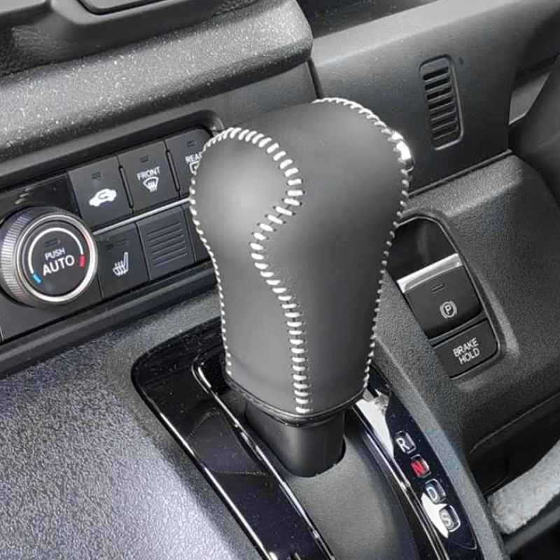 Premium Hand-Stitched Genuine Nappa Leather Gear Knob Cover