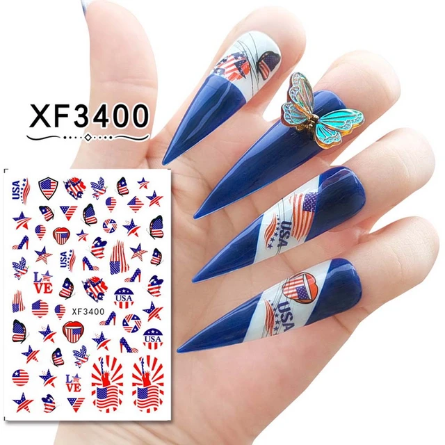 American Flag/Fourth of July Nails – isabelnailedit