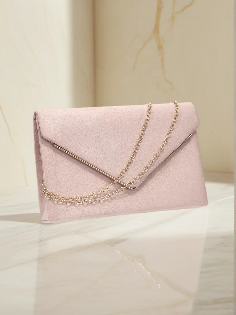 Velvet Evening Clutch Bags with Shoulder Chain for Women