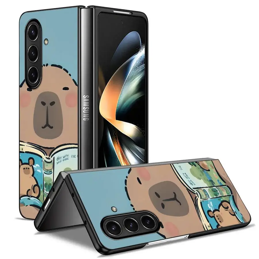 Cartoon Cute Capybara Back Phone Cover Case
