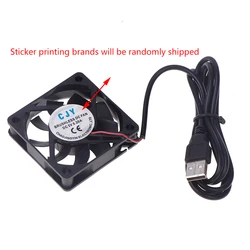 Ventola di Raffreddamento Brushless da 60 mm Alimentata USB con Cuscinetto al Olio per Ventilazione Efficiente