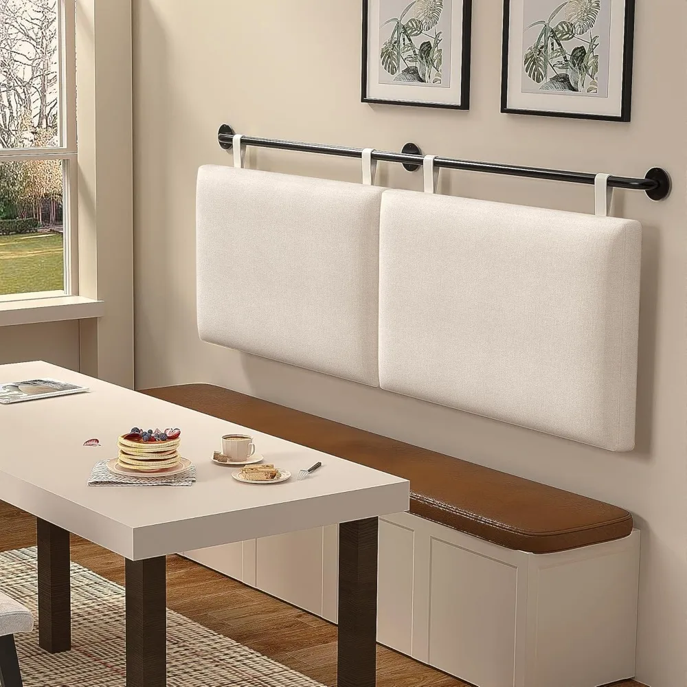 Headboard, Headboards Queen Size Wall Mounted Bed Headboard Only Height Adjustable Beige Head Boards for Bedroom(Beige, Queen)