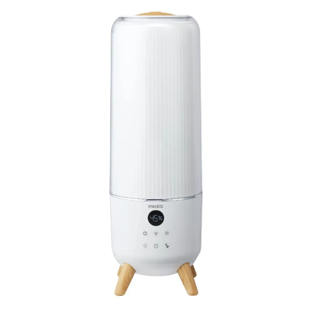 

HoMedics Total Comfort Deluxe Ultrasonic Humidifier Top Fill 1.47 Gallon White Adjustable Setting 3 Cold Fog Settings