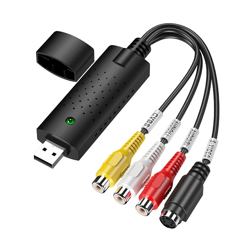 USB  Audio Video Capture Card Adapter with USB cable USB 2.0 to RCA Video Capture Converter For TV DVD VHS Capture Device