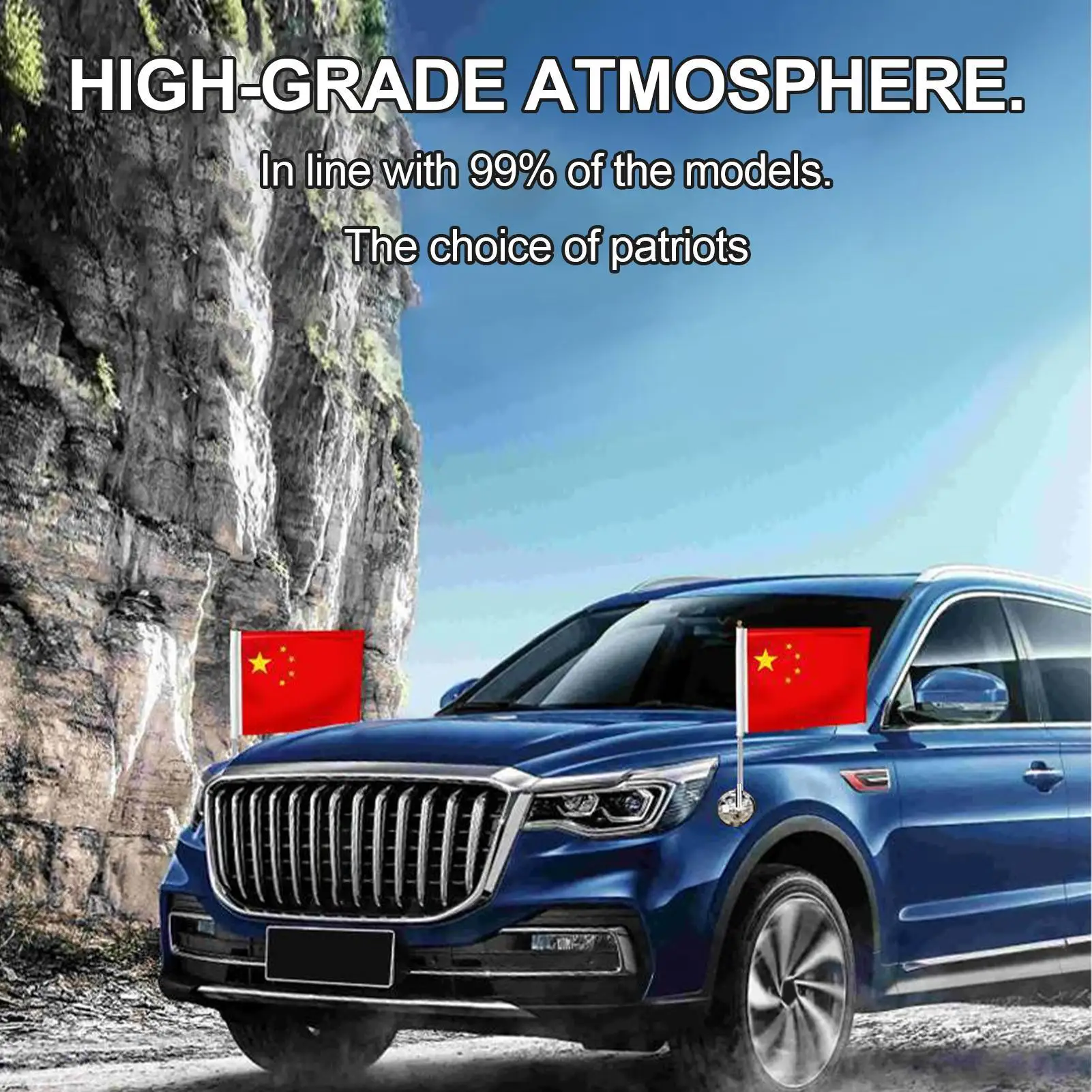 Suction Cup Flagpole Holder Bracket For Car Universal Sucker Auto The Telescopic Support Decorations Banner Mount