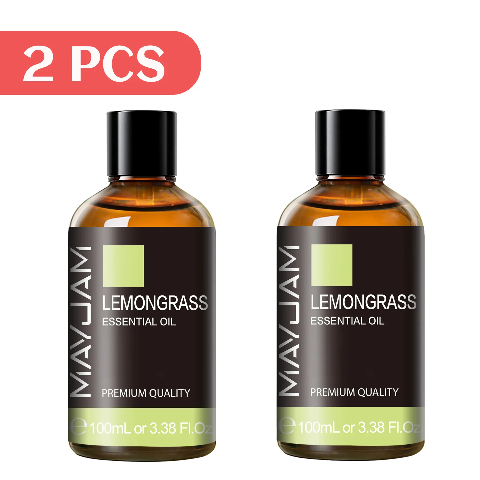 Aromatic Blend Essential Oil Set - Sweet Orange, Vanilla, Geranium, and Clove (100ml Each) with Dropper