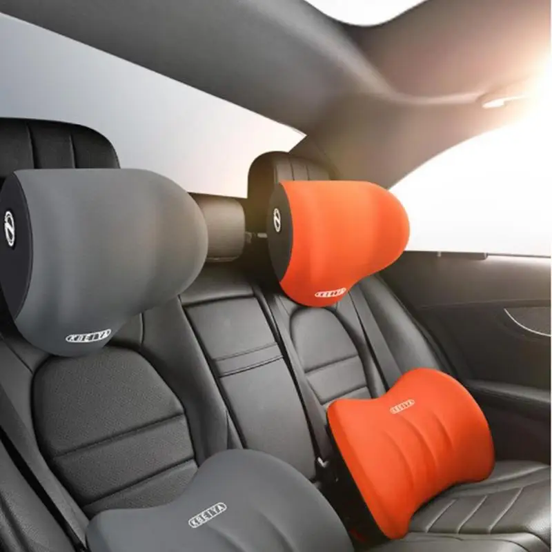 

Car Pillow Seat Headrest Neck Pillow Support Universal Soft Neck Pillows Cushion Car Memory Foam Lumbar Pillow Back Support