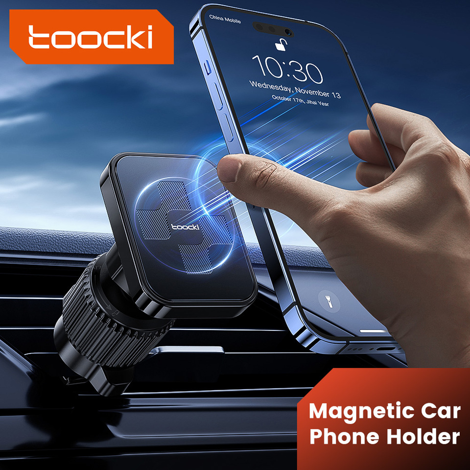 Toocki Magnetic Car Holder Mount Air Vent Cell Universal Car Phone Holder Stand For Car For iPhone 16 15 14 1312 Pro Max Xiaomi