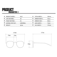 Lunettes de lecture surdimensionnées tendance pour hommes et femmes, lunettes anti-lumière bleue, rivets, lunettes de presbytie, loupe optique 5