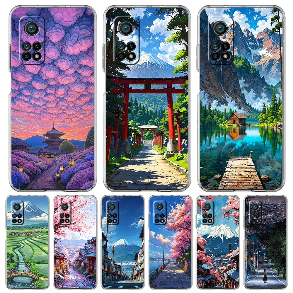 Japanese Landscape Scenery Phone Case Cover