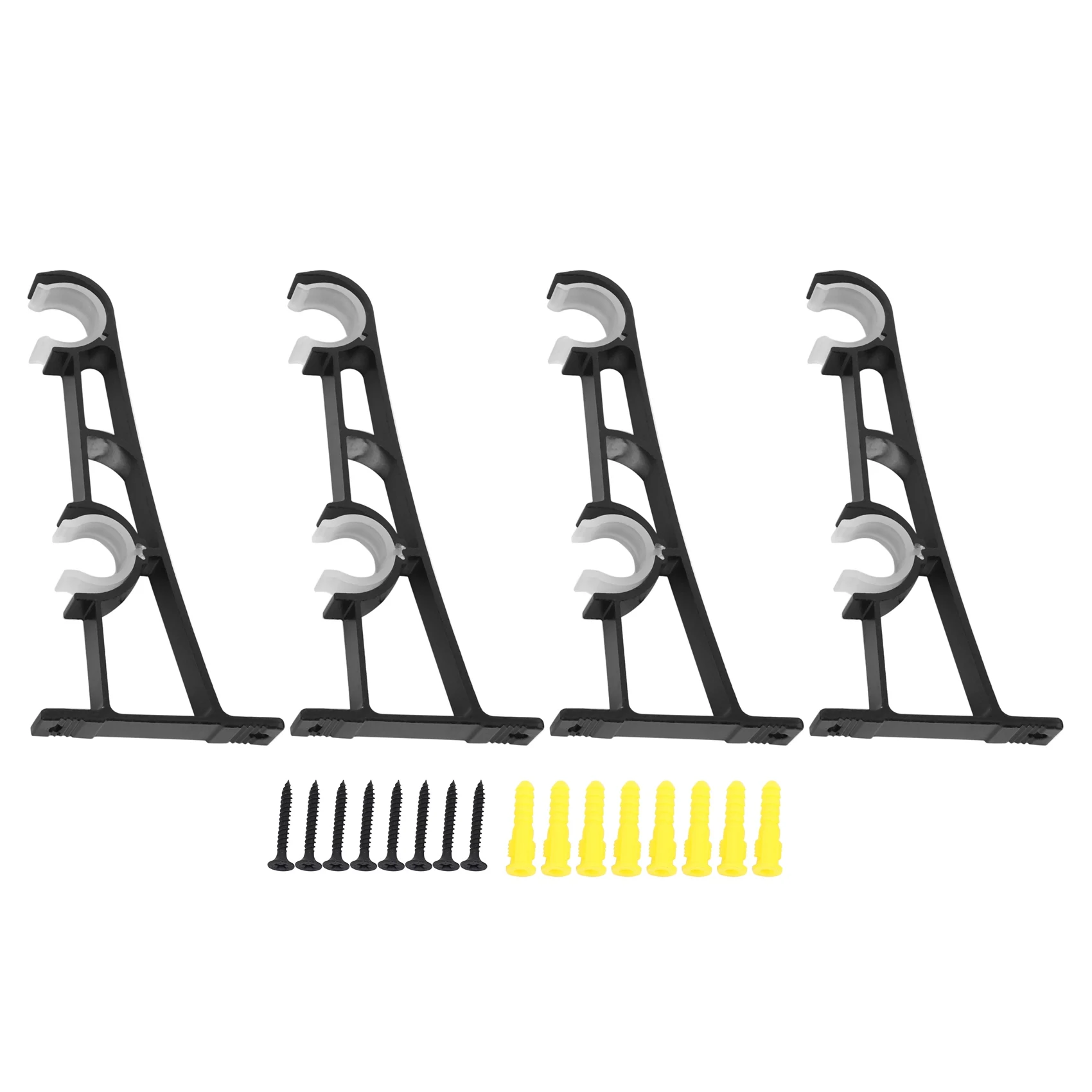 

Двойные держатели для карнизов, комплект кронштейнов для карнизов, занавески для штор, крепления для штор прямо в окно, каркас для карниза, подвесные кронштейны для штор для окна