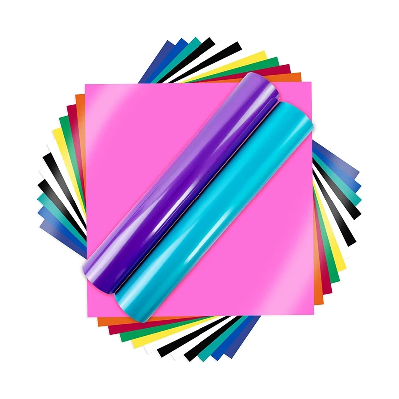 Permanent Vinyl For Cricut Machine12x12inch Glossy Self Adhesive Vinyl