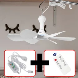 WhisperQuiet 6 - Blade USB Hanging Fan for Camping and Outdoor Adventures (Remote Control)