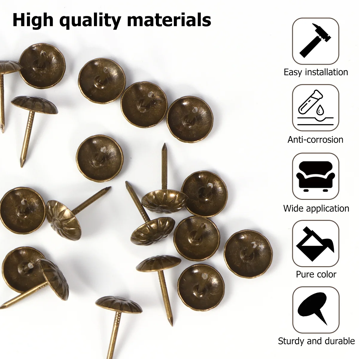Push Pins Goblincore Room Decor Push Pin Tacks Upholstery Nails Wall Furniture Nails 100 Pcs