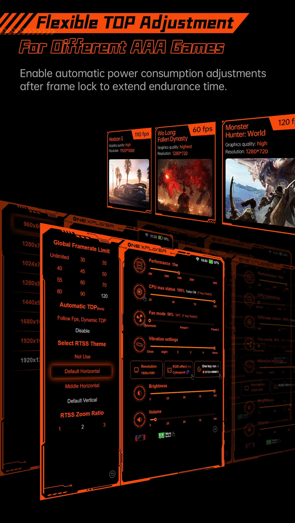 OnexPlayer Onexfly AMD Ryzen 7 7840U 3-in-1 Laptop PC Game Console - 7