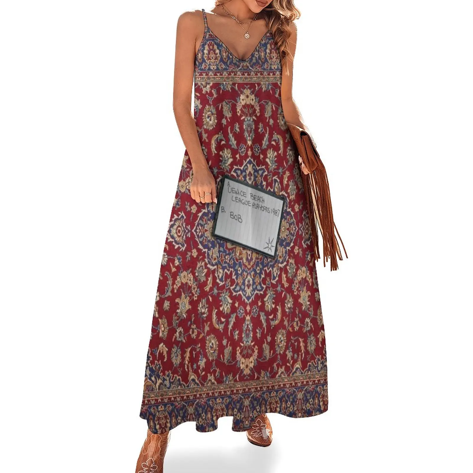 

Lebowski's tape bowling playoffs Sleeveless Dress party dresses women elegant party dress for women 2023 summer woman dress 2023