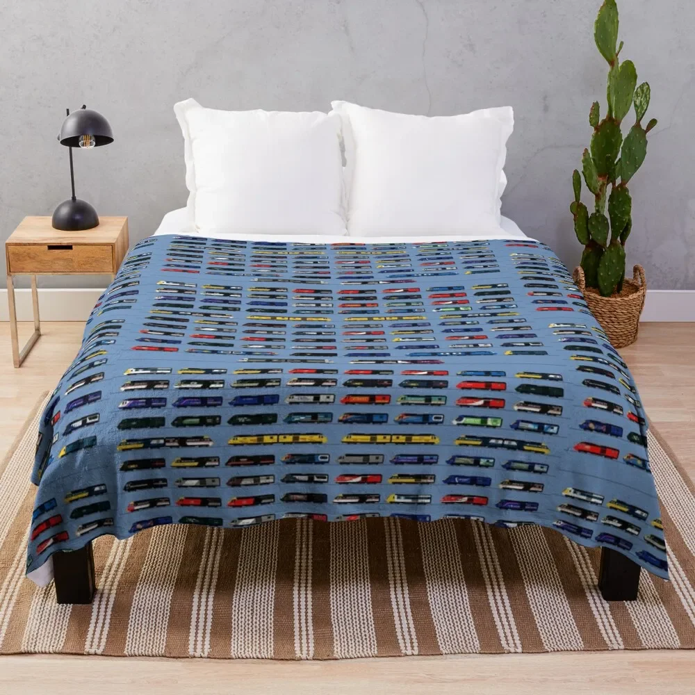 

HST Power cars Throw Blanket cosplay anime blankets for winter Decorative Sofa Blanket throw blanket for sofa