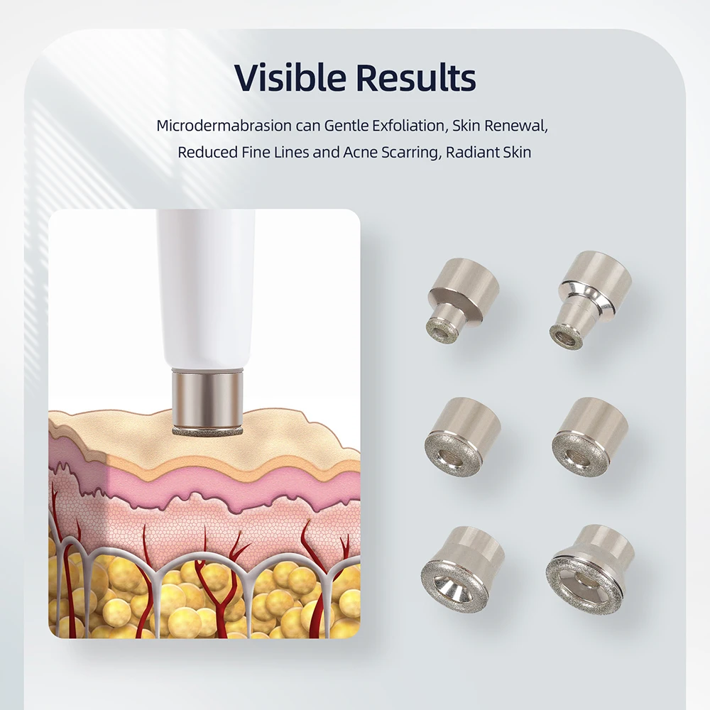 Professional Diamond Microdermabrasion Machine Home Use Facial Peeling Beauty Machine Exfoliation Face Deep Cleaning Skin Care 3