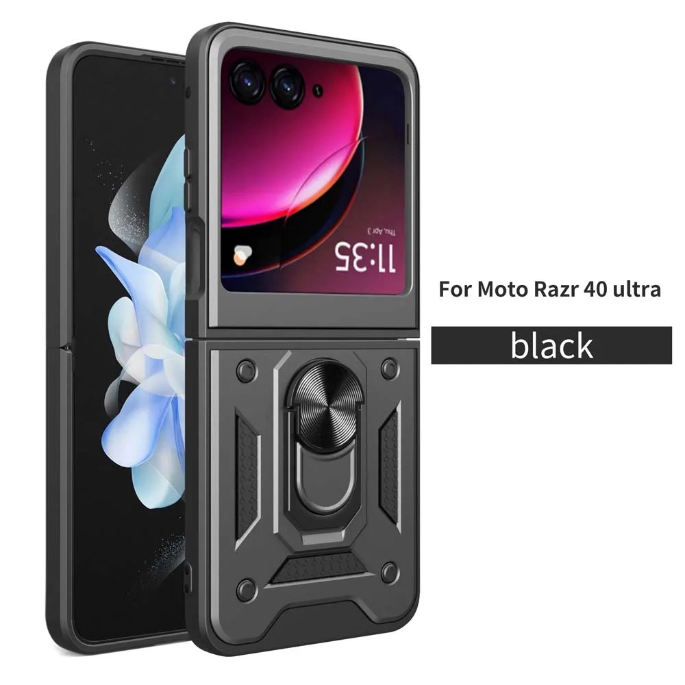 Enhanced Armor Case with Slide Camera Lens Protector and Military-Grade Bumpers