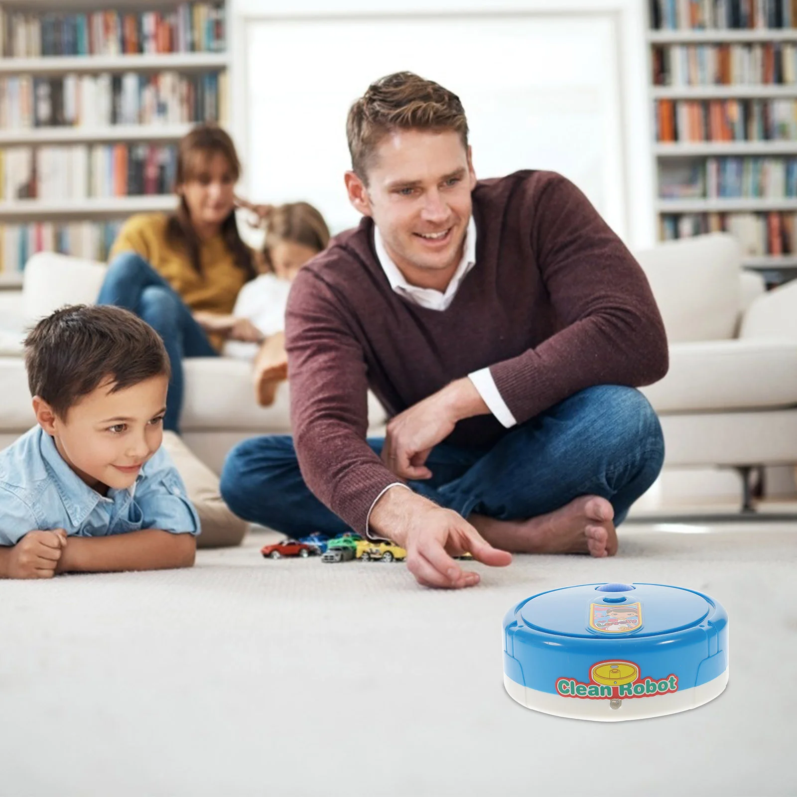 Sweeping Robot Cleaning Machine Toy Cognitive Lovely Creative Appliance Vacuum Cleaner 5