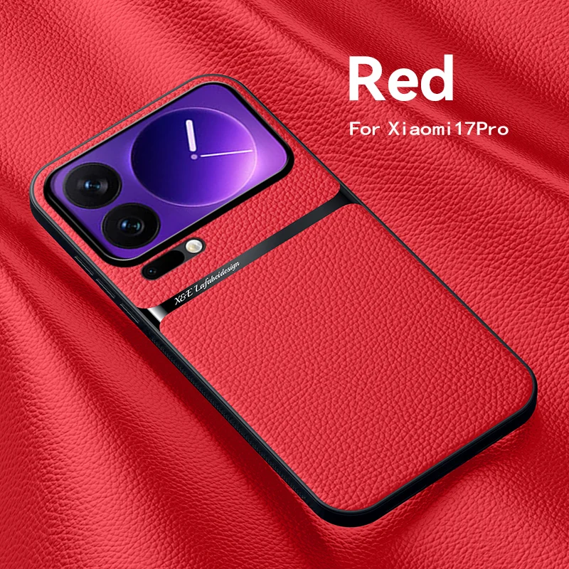 Luxury Shockproof Leather Magnetic Phone Case - Premium Back Cover