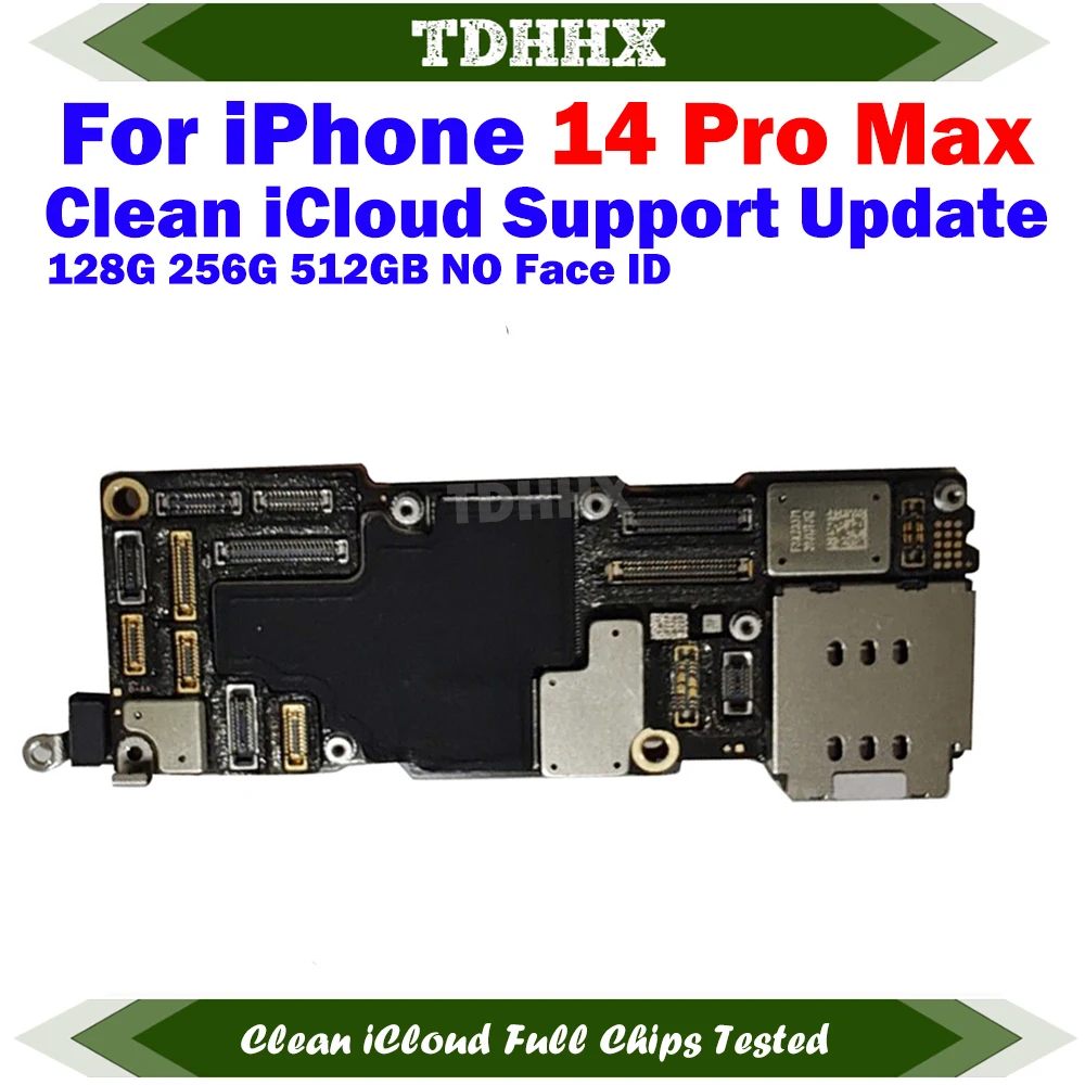 iPhone Motherboard American LL/A E-SIM Dual SIM Version for iPhone 14 Pro Max Clean iCloud Full Chips