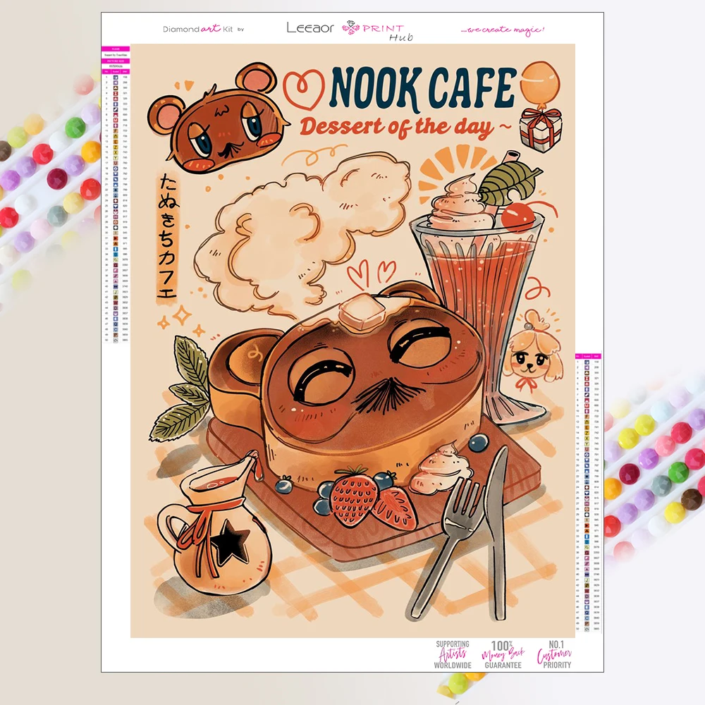 

Картина с изображением вкусной еды из мультфильма картина из страз мозаика картина вышивка крестиком наборы ручной работы 5D DIY подарок для детей