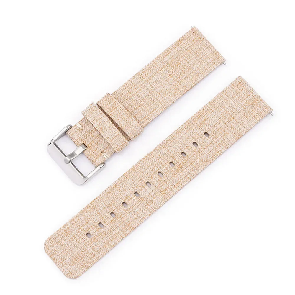 Durable Nylon Weave Canvas Smartwatch Strap, Multiple Widths
